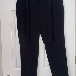 Nine West Black Straight Leg Trousers with Textured Finish